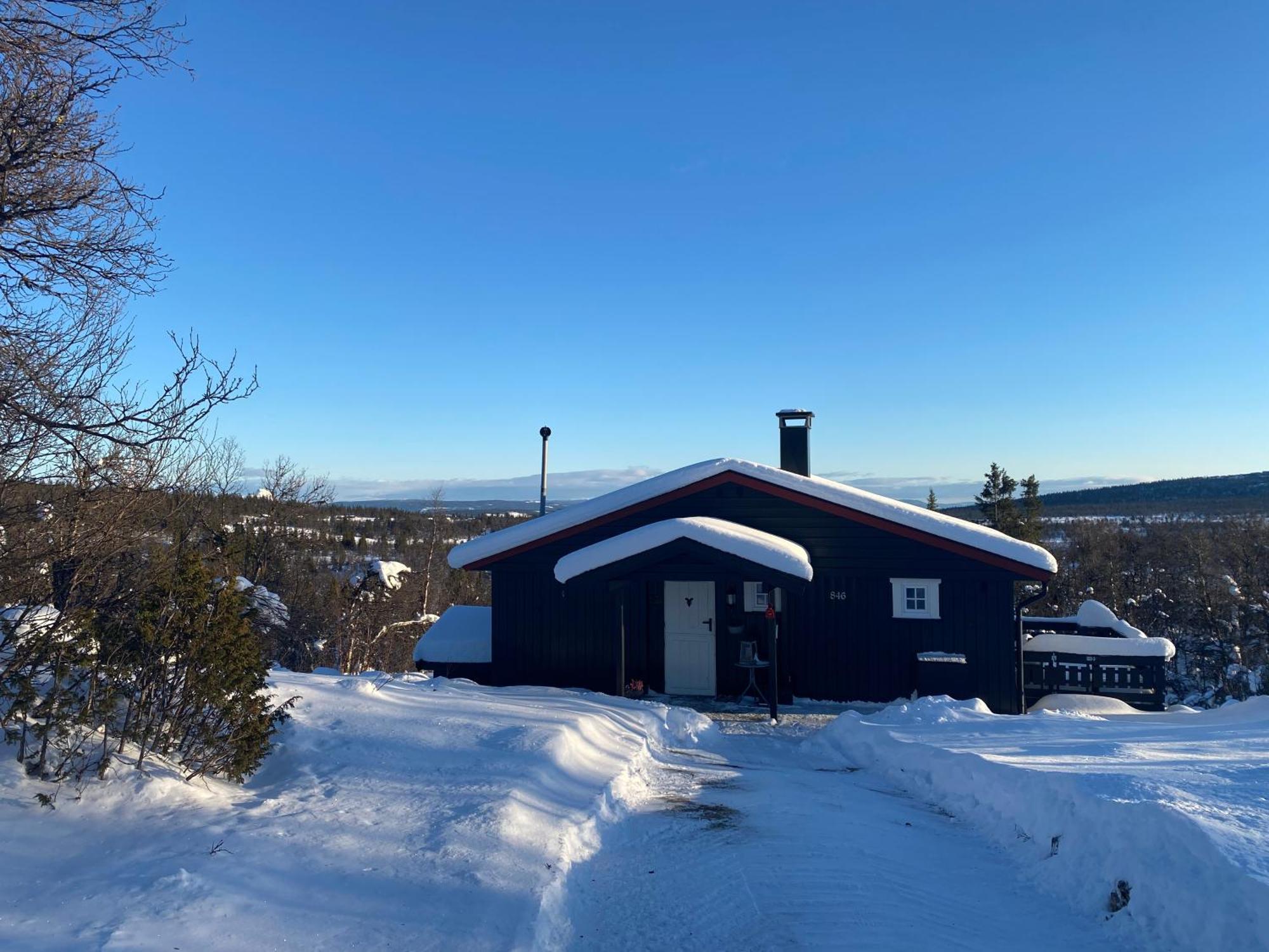 Cabin In The Mountain, Outstanding View & Solar Energy Slidre Екстер'єр фото